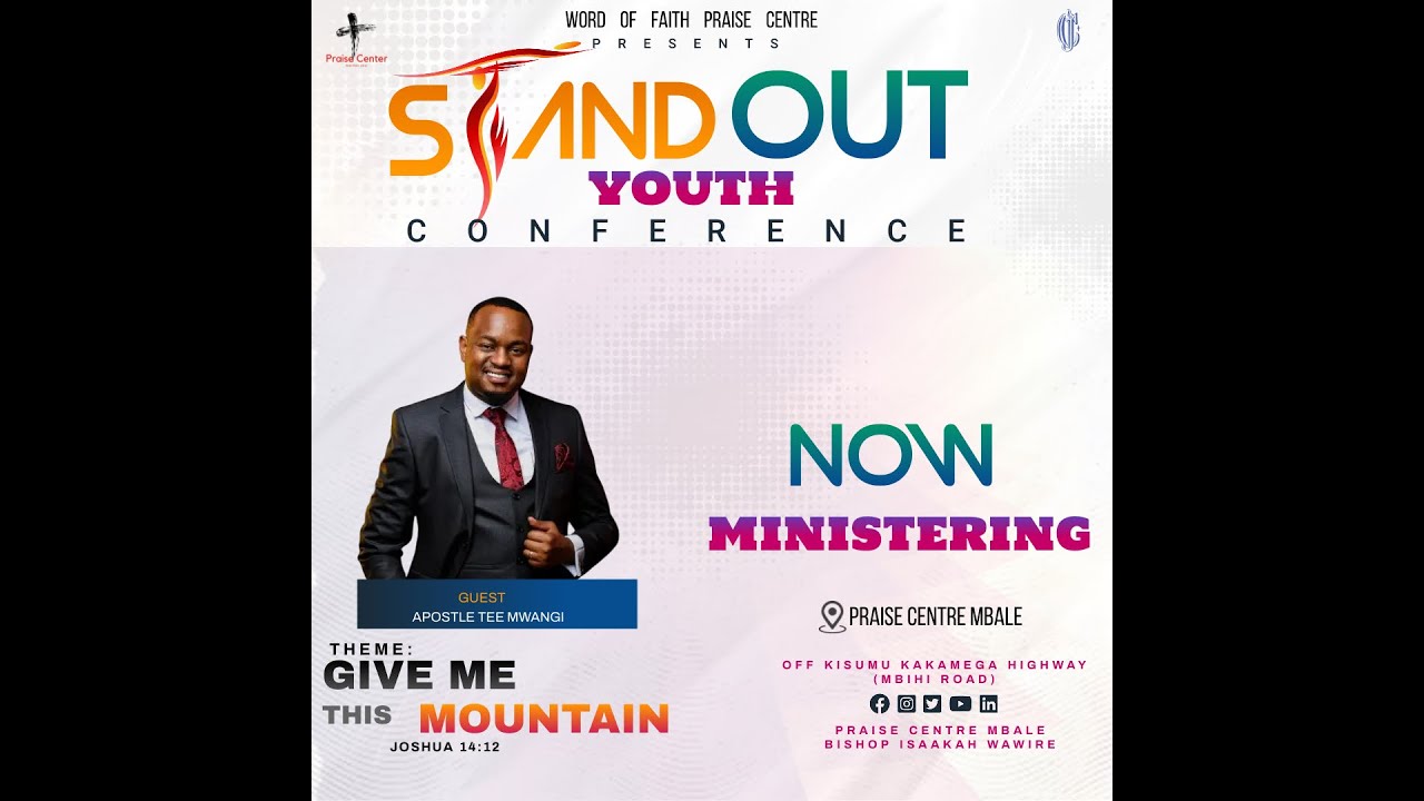 STAND OUT YOUTHS CONFERENCE || DAY 3 SESSION 3 || MINISTERING APOSTLE T ...