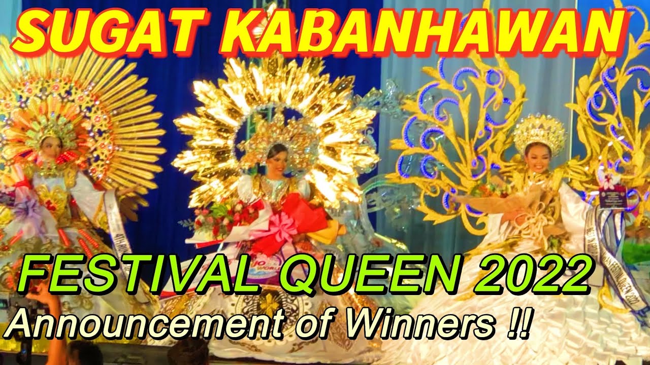 SUGAT KABANHAWAN Festival Queen 2022 Announcement of Winner Coronation Night Minglanilla Cebu