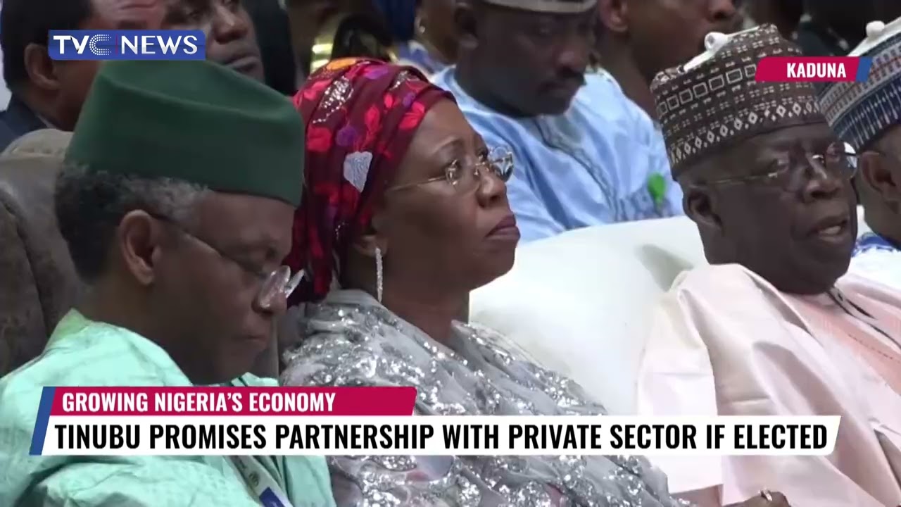 Tinubu Promises to Grow Nigeria’s Economy, Partner with Private Sector if Elected