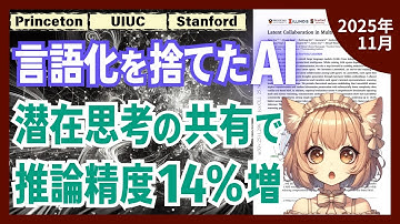 言語コミュニケーションは非効率！AI同士が“脳直結”で思考を共有する衝撃のマルチエージェント技術（2511.20639）【論文解説シリーズ】