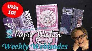 Card Ideas Using 8x8 Mat & Layer Paper Pads by Hunkydory Crafts | PaperWishes.com