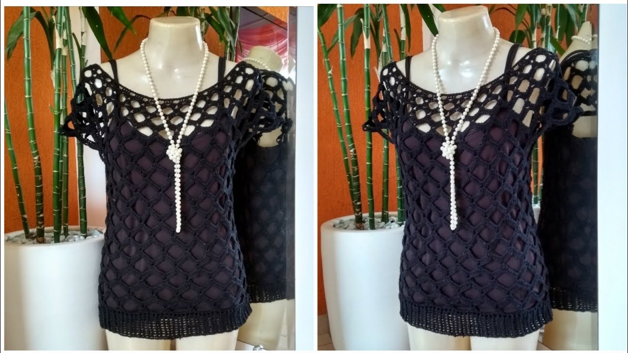 tutorial blusa de croche