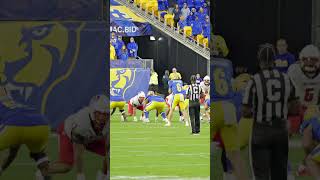 The Pittsburgh Panthers vs the NC State Wolfpack Pitt Driving down the field