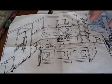 Video: Kako Crtati Kuhinje