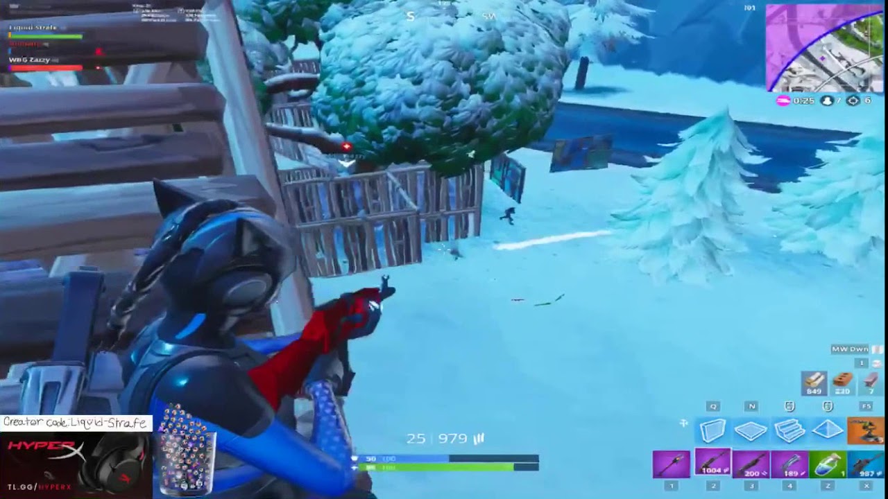 Getting killed by liquid strafe! (I was the last one to die btw)