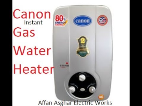 Canon Instant Gas Geyser CA-16 D Plus Review - YouTube