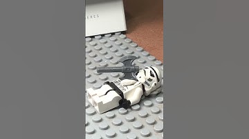 Battle axe throw test #stopmotion #lego #shorts #slowmo