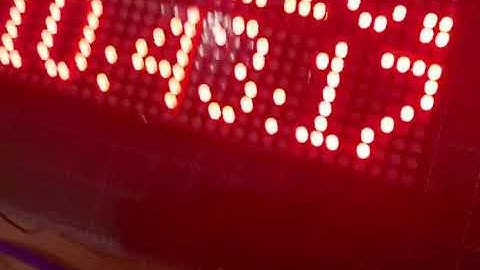 LED Matrix Display using MAX7219 and Arduino.