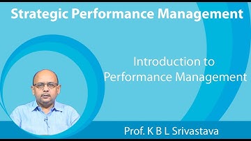 Lecture 1 Introduction to Performance management