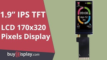 Full Viewing SPI 1.9" IPS TFT LCD Display Panel 170x320,ST7789