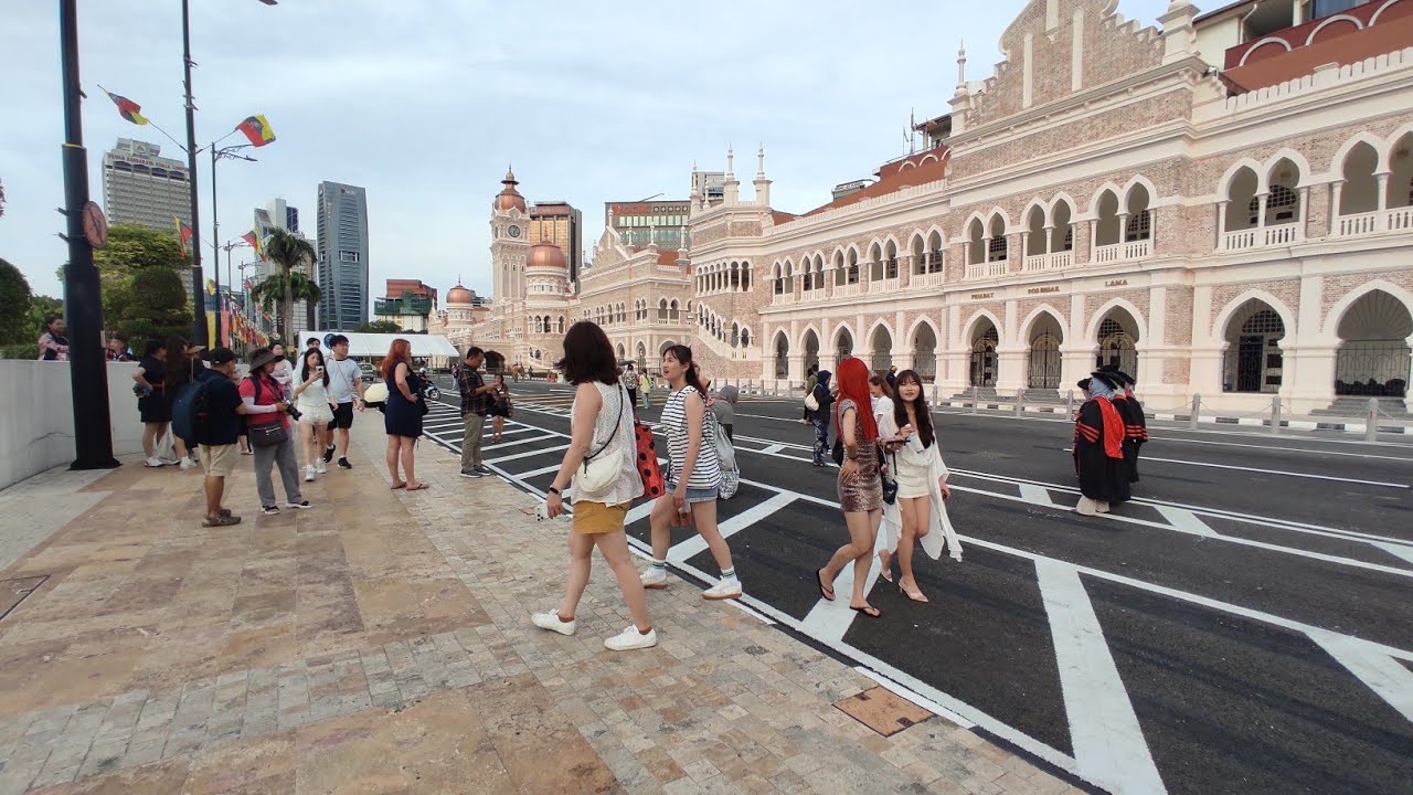 Kuala Lumpur  Malaysia 🇲🇾 Merdek square city tour explore video [4kHDR]