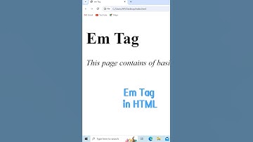 em Tag use in Html 🔥