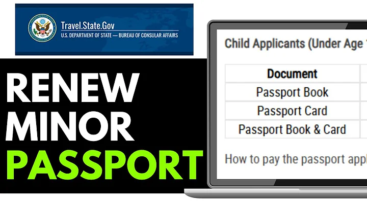How to Renew US Passport for a Minor 2025 (FULL TUTORIAL)