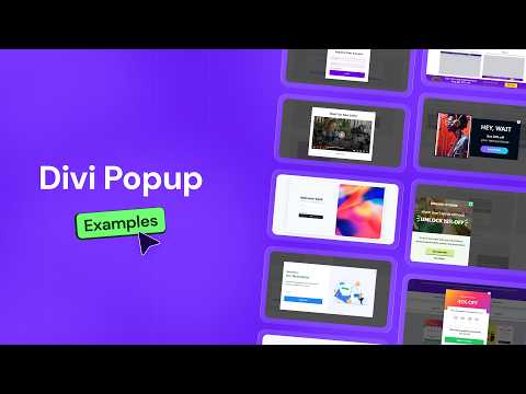 Divi Popup Examples [FREE Layout]