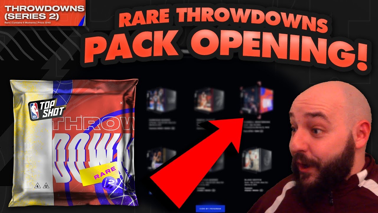 RARE TOPSHOT THROWDOWNS PACK OPENING! NBA TOP SHOT