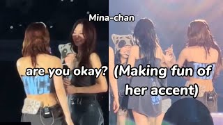 momo being *struggling* with taiwanese that make tzuyu worry, then there’s jeongyeon