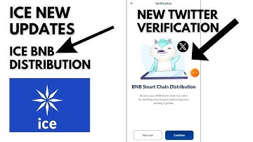 ice new updates | twitter verification eligible for bnb distribution #icenetwork#verification#new