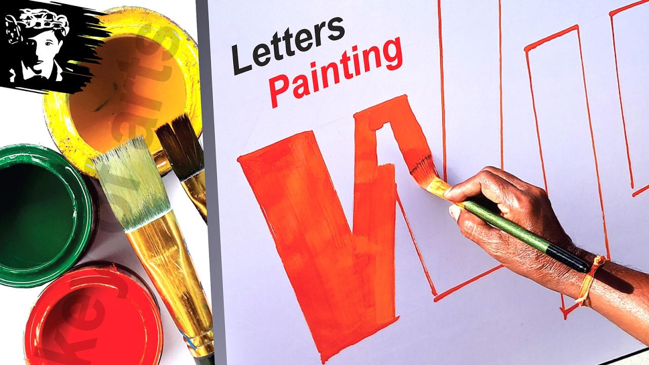 Win Design Writing 3D Letters Sign Painting Win Design Writing Style in English - key of ...