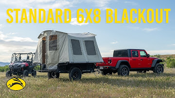 Jumping Jack Trailers Standard 6x8 BLACKOUT Walkthrough