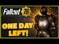 You Have 1 Day Left To Get This Armor - Fallout 76
