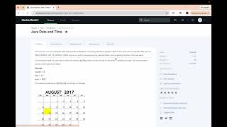 Java Date and Time (HackerRank) Profile