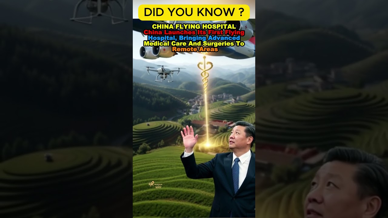 China Launches the World’s First Flying Hospital to Deliver Advanced Medical Care to Remote Areas
