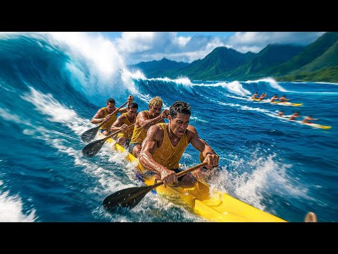 La course de pirogues la plus INTENSE de la planète ! (Coulisses Hawaiki nui va'a)
