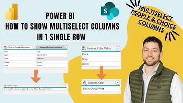 Power BI - Show Multiselect Column Values in 1 Row!