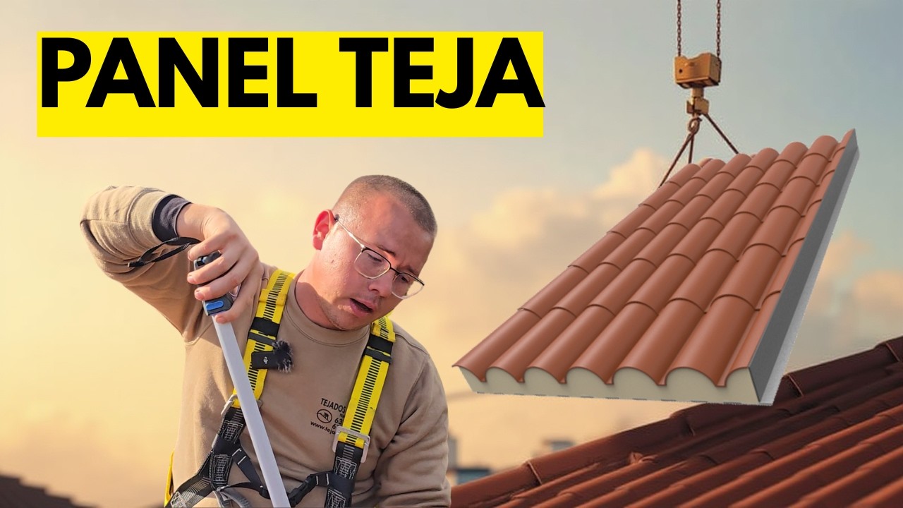 El Tejado Estaba Para Tirarlo… Mira el Cambio Final con Panel Sándwich TEJA de 10 Metros