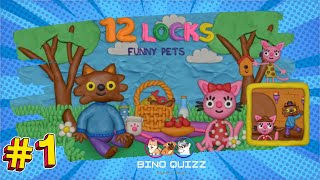 12 Locks FUNNY PETS Level 1 - Kho báu | Treasure screenshot 4