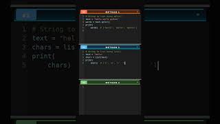 Convert-String-to-List-via-3-Methods #programming