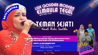 TEMAN SEJATI - Vocal. Ratu Santika | Elmaula Tegal Live Tegalgandu Wanasari Brebes