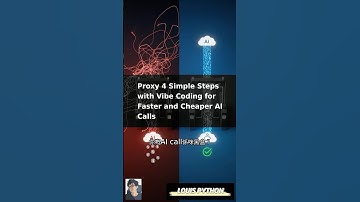 ✨ Python Proxy: Supercharge Generative AI & Save Costs! #Proxy @PyLouis #louisp