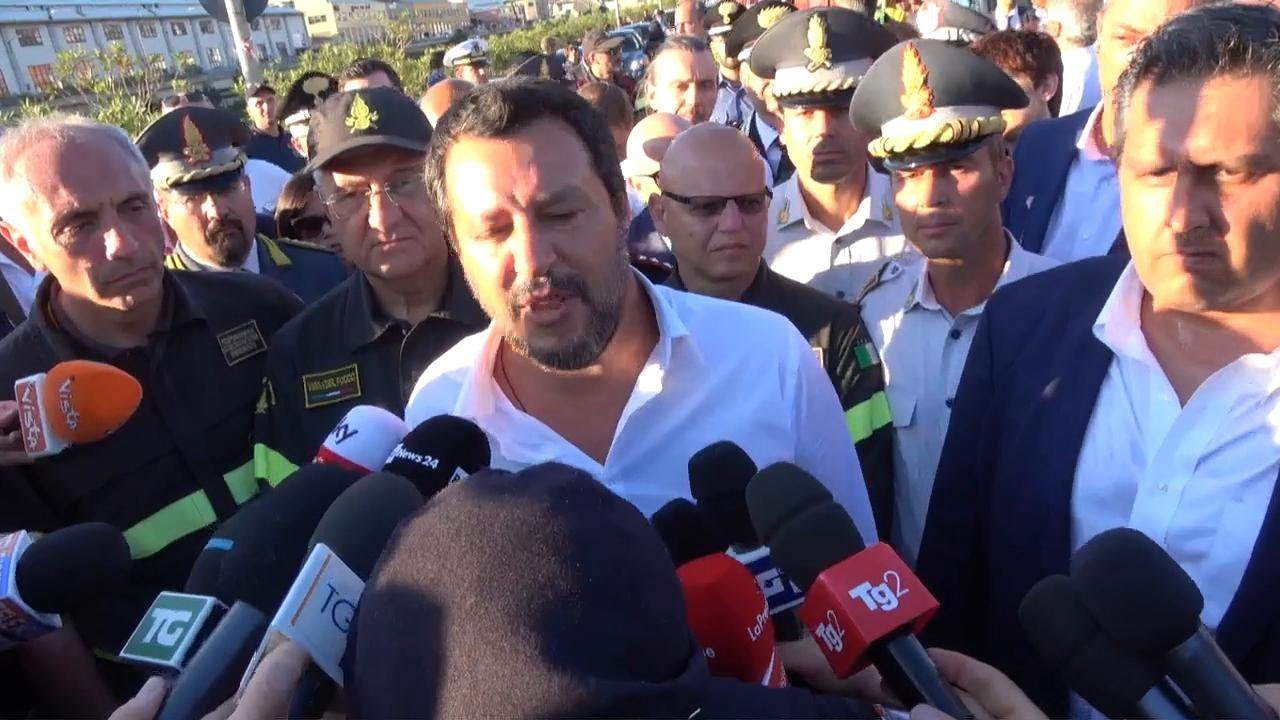 Genova, crollo ponte Morandi, Salvini: 