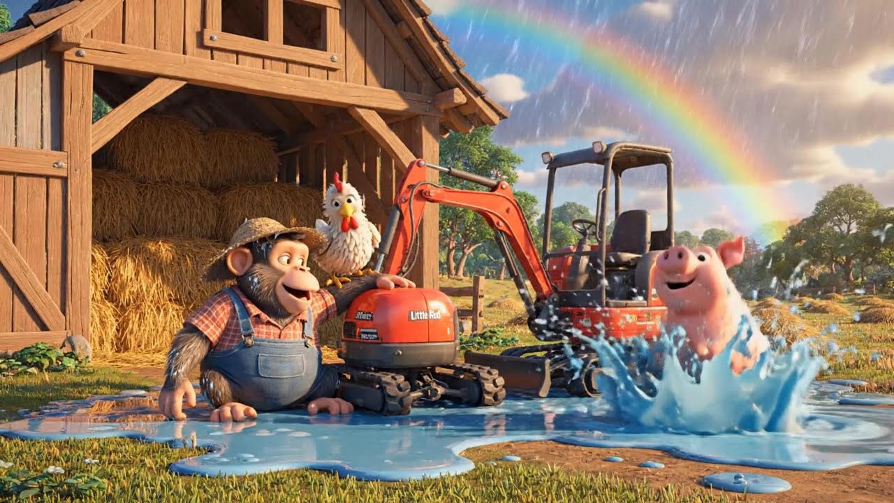 Monkey Farmer: The Sudden Rain 🌧️ Friendship Never Rusts | 