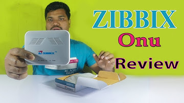 ZIBBIX Optical Fiber Onu || Review  Bangla || Zibbix ONU GPON ||  TouchTechnical