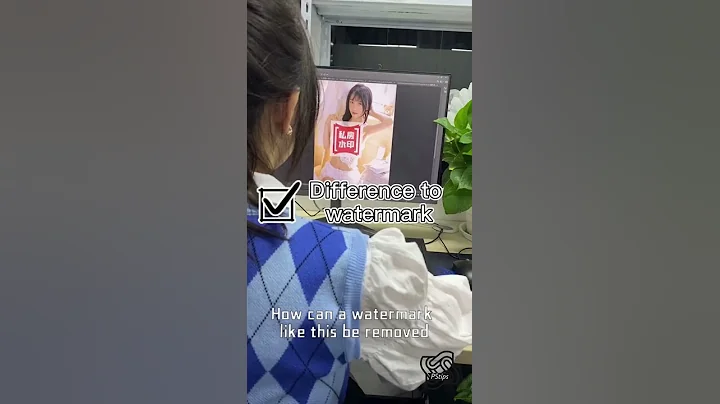 Remove watermark with photoshop #Shorts