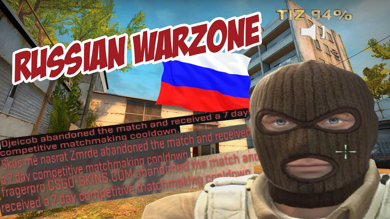 CS:GO - RUSSIAN WARZONE!! (Extreme Cooldowns, Negev Spray, Angry Blyats ...