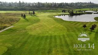 #14 Hole Flyover McKenzie Meadows Golf Club