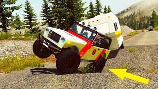 Cars vs Extreme Potholes #9 | BeamNG DRIVE