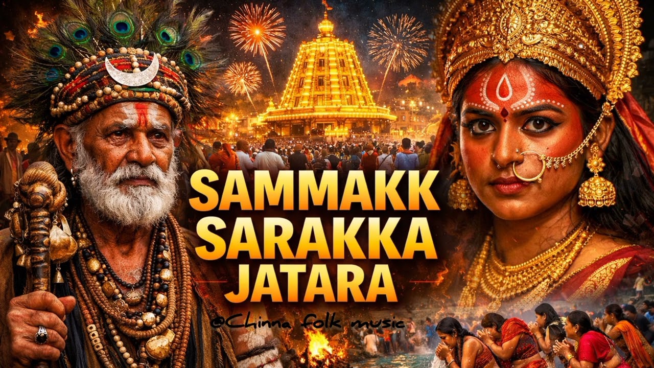 Madharma samakka sarakka song and support subscribe to my channel is @Chinnafolkmusic 