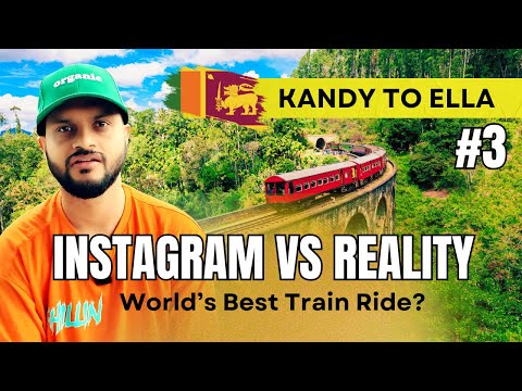 Kandy to Ella Train Journey – Instagram vs Reality (Sri Lanka Travel Vlog) 🇱🇰