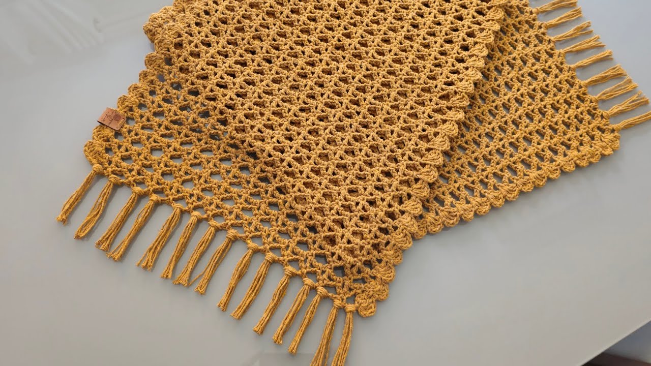 Caminho de Mesa Rendado por Sandra Brum | Tutorial Passo a Passo Completo