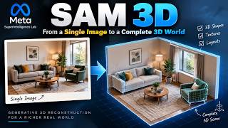 SAM 3D: Single Image Generative 3D Reconstruction and Layout modeling | Meta Superintelligence Lab