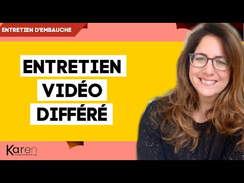 ENTRETIEN VIDÉO DIFFÉRÉ : exemples et conseils pour le réussir !