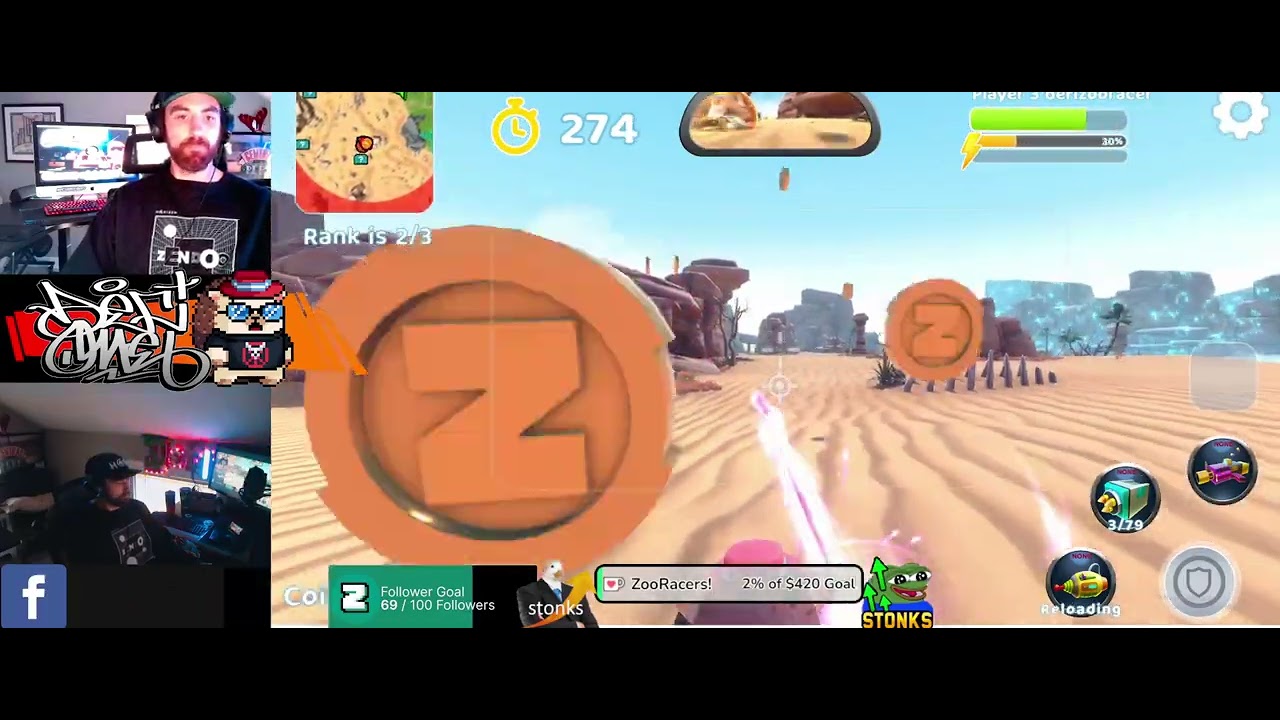 ZooRacers BETA Match (LIVE NOW!) Free to Play! - zoo.games Gameplay Footage