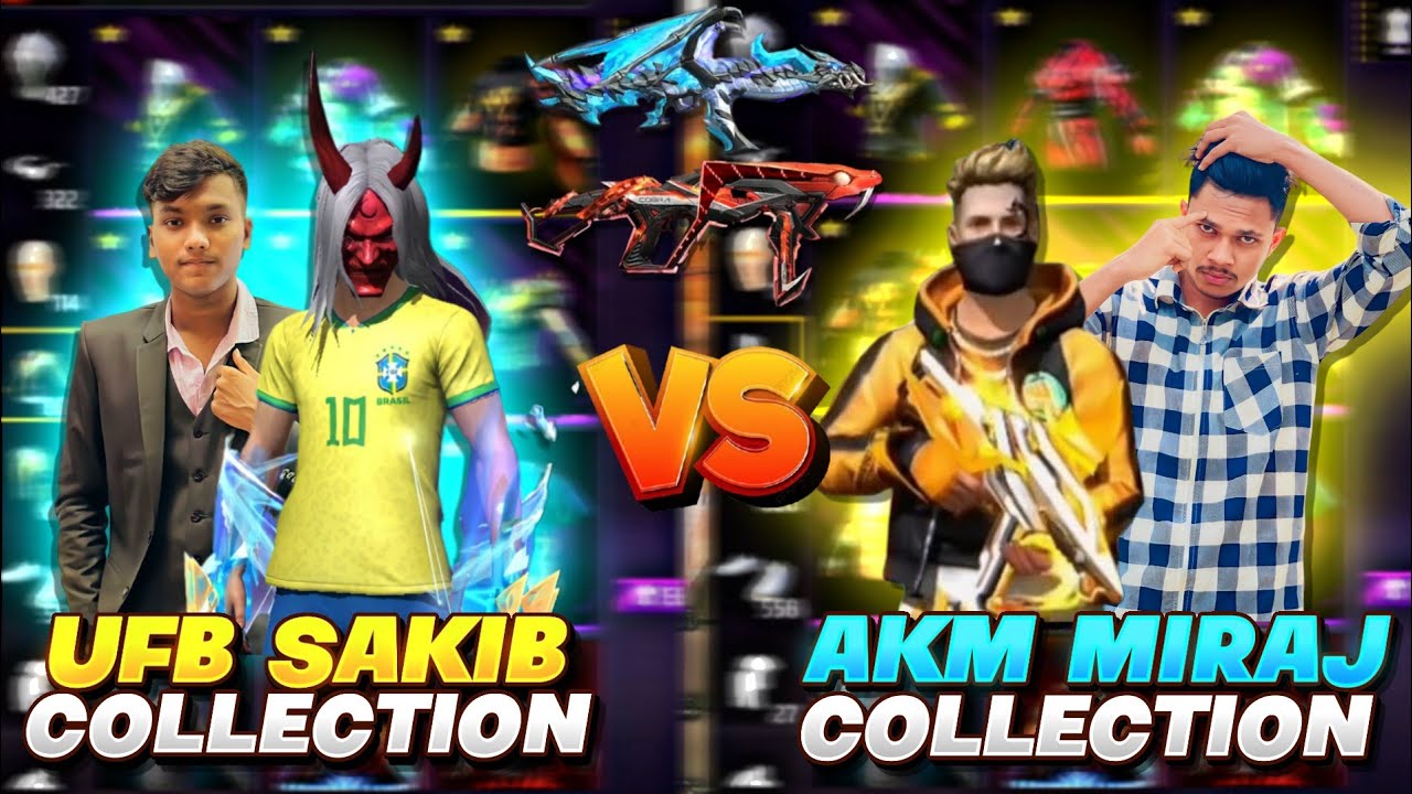 AKM MIRAZ ও UFB SHAKIB  এর মধ্যে  😖 COLLECTION VS নিয়ে ঝগড়া 🤧😫 কে হবে 🤔   COLLCTION VS 😱 এর  KING 😎🤴
