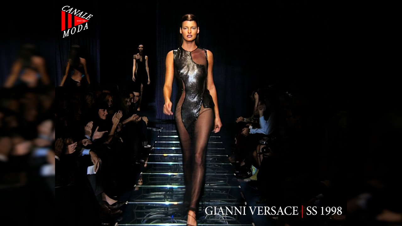 ПЕРВЫЙ ПОКАЗ ДОНАТЕЛЛЫ ВЕРСАЧЕ: VERSACE Весна 1998 Милан - Canale Moda