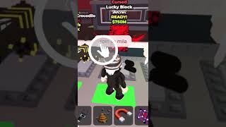 i got secret lucky block from spin wheel #roblox ##subscribe #short #trending