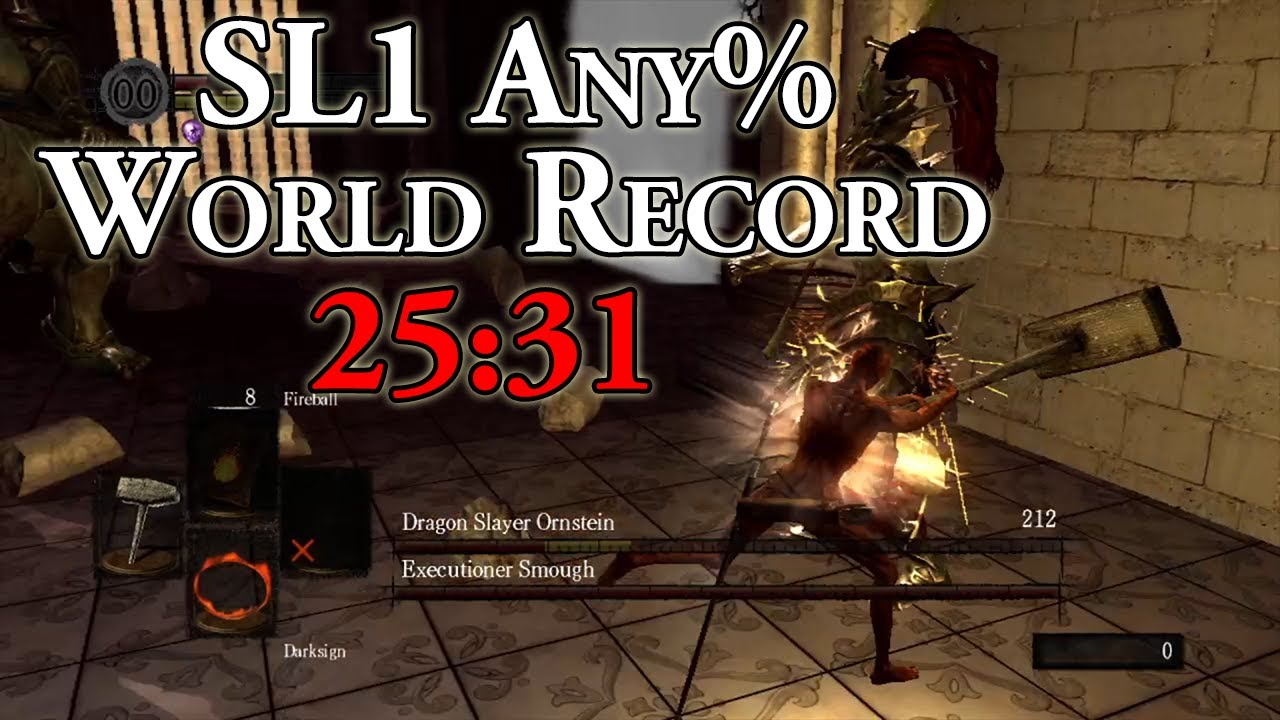 Dark Souls - SL1 Any% World Record (